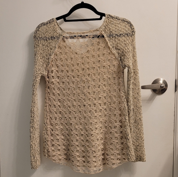 Loose knit long-sleeve sweater - Picture 2 of 6